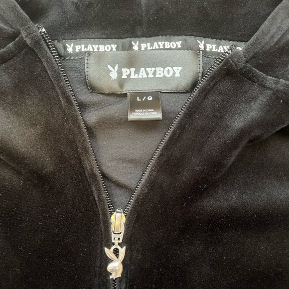 BLACK VELVET PLAYBOY TRACKSUIT - Picture 3 of 4